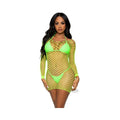 Supreme Long Sleeve Mini Dress Os Grn