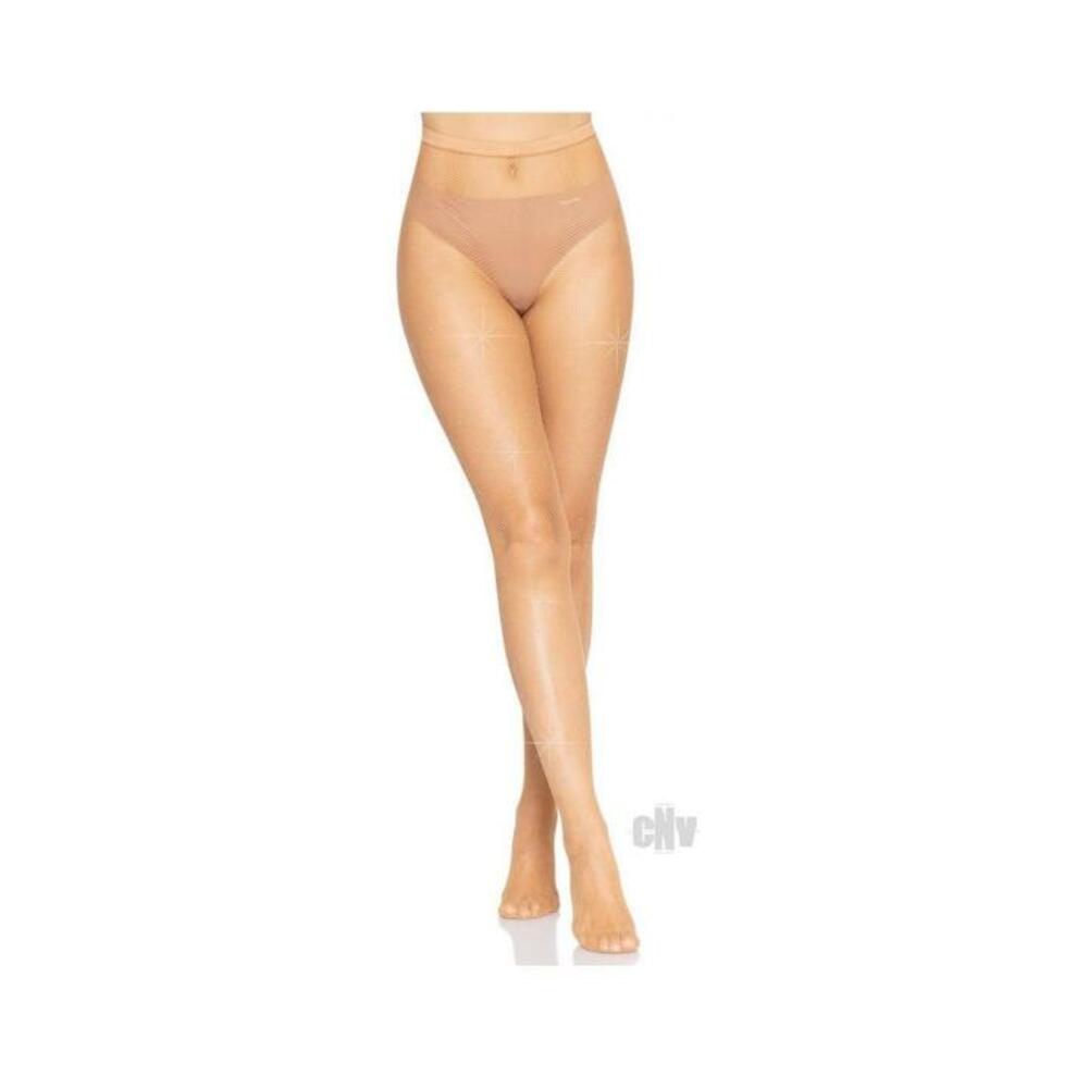 Fishnet Crystal Tights Os Caramel