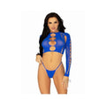 Seamless Cut Long Sleeve Gstring Os Ryl