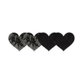 Peekaboo Satin And Lace Hearts