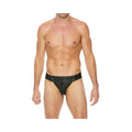 Premium Leather Zipper Front Jock L/xl Black