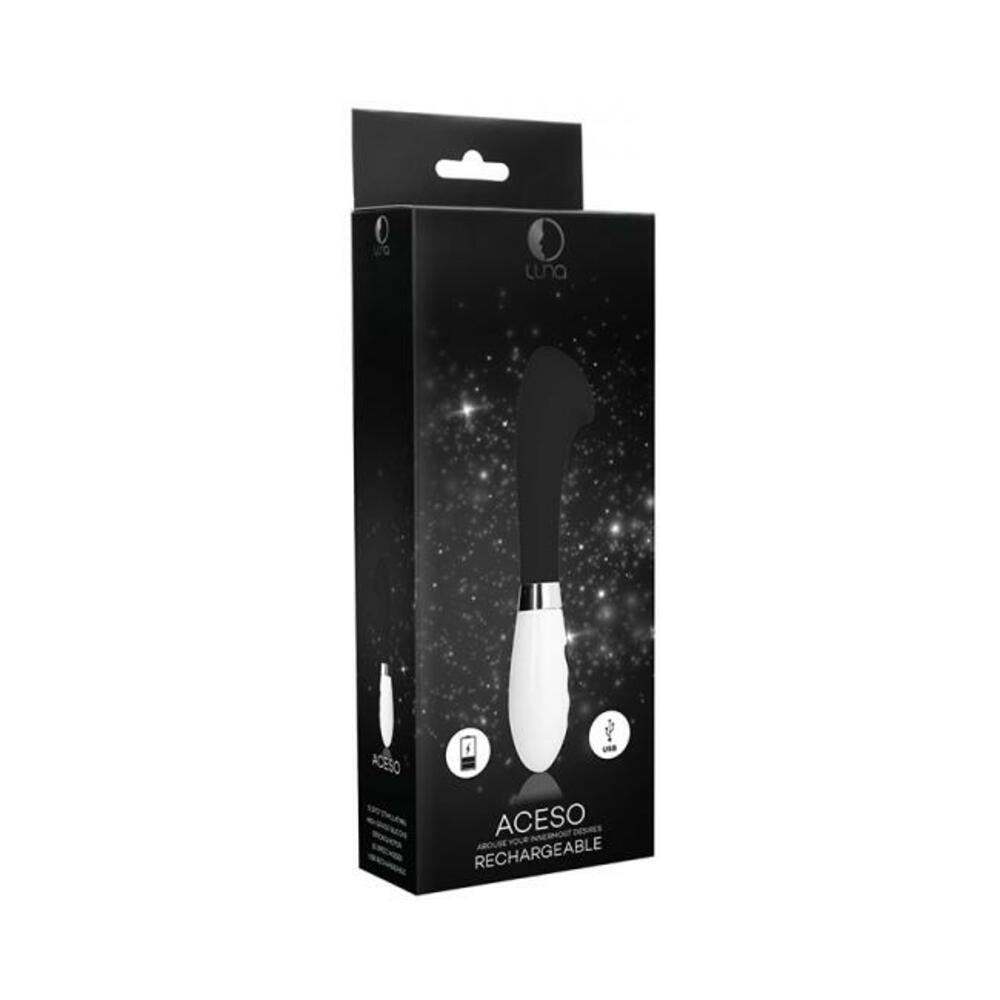 Luna Aceso Rechargeable Vibrator - Black