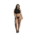 Shots Le Desir Festive Rhinestone Top And Thong Osx Black