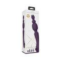 Vive - Nami Rechargeable Pulse-wave Double-ended Silicone Wand With Interchangeable Sleeves - Purple