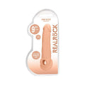 Real Rock Penis Extender With Rings - 9" - 22 Cm - Vanilla