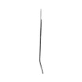 Ouch! Urethral Sounding - Metal Dilator - Curved - 6 Mm