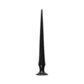 Ouch! Ass Spike Dildo 19.5 In. Black