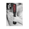 Ouch! Black & White Bonded Leather Paddle Ouch Black