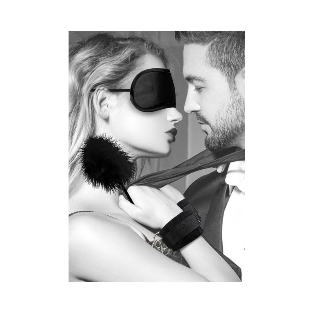 Ouch! Black & White  Introductory Bondage Kit #2 Black