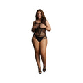 Shots Le Desir Contrast Net Teddy Black Qs
