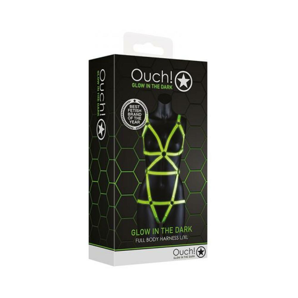Ouch Full Body Harness S/m Gitd
