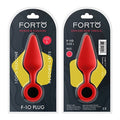 Forto F-10 Silicone Plug w/Pull Ring - Large Red