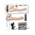 Strap On Me Vibrating Bendable Strapless Strap On Medium - Vanilla