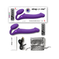 Strap On Me Vibrating Bendable L Strapless Strap On - Purple
