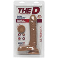 THE D SUPER D 8 W/BALLS CARAMEL TAN DILDO