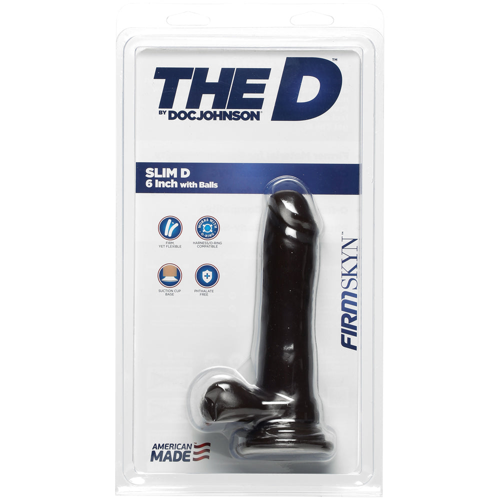 The D Perfect D Firmskyn 6.5 Cock - Brown/Chocolate