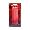 Japanese Drip Candles 3pk Red