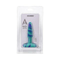 A-play Groovy 4 In. Silicone Anal Plug Ocean