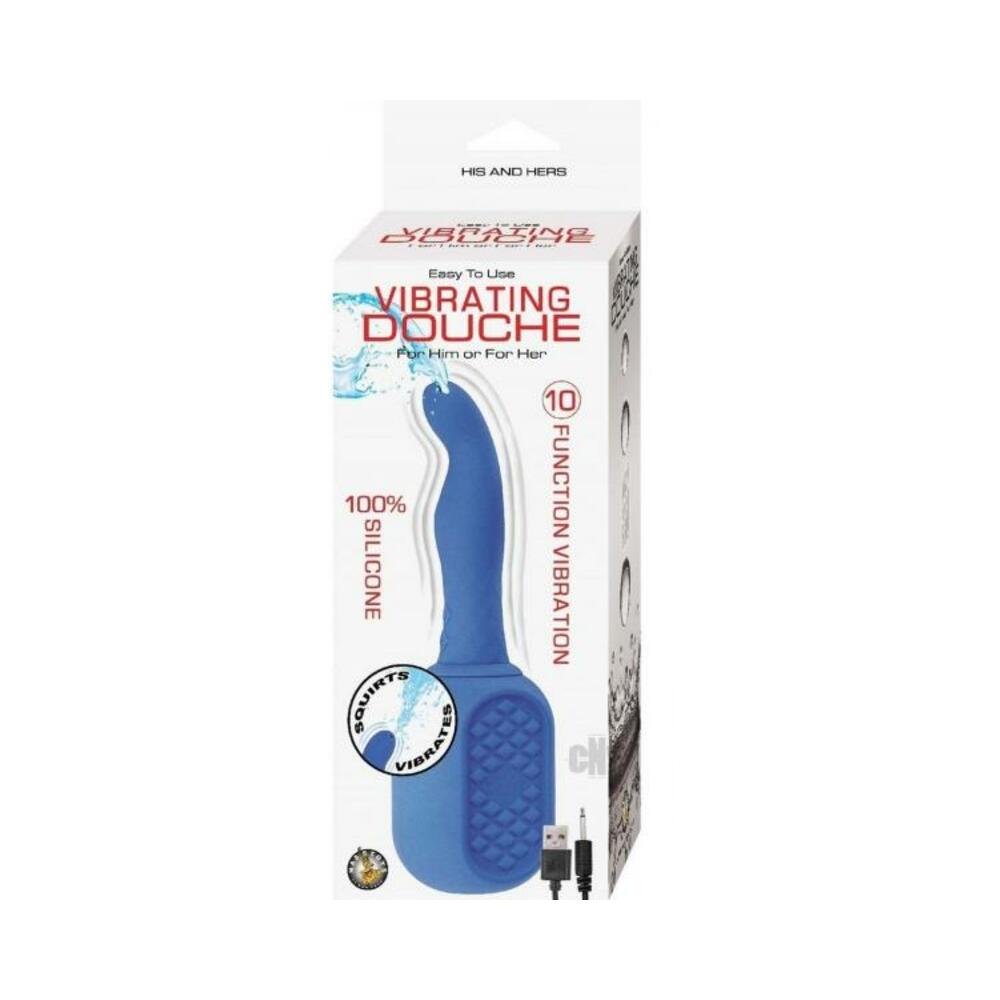 Vibrating Douche Blue