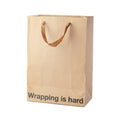Snarky Gift Bags Wrapping Is Hard 3pk