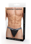 Banana Cabana Jock Md/lg Poly Black
