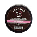 Earthly Body Suntouched Hemp Candle - 6 Oz Round Tin Zen Berry Rose
