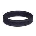 Classic 1.75 (44 mm) Silicone Med. Stretch Penis Ring Black