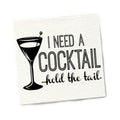 Twisted Wares I Need A Cocktail... Hold The Tail Napkins 20-pack
