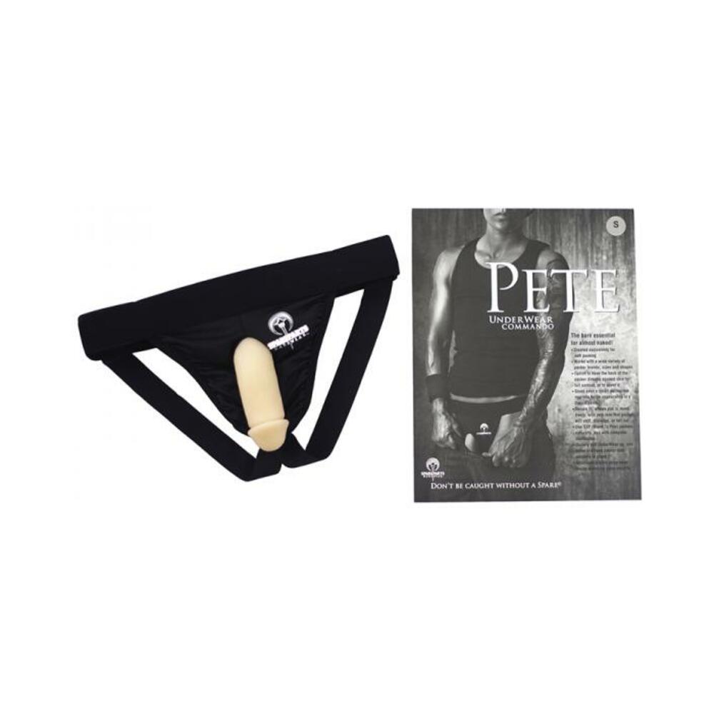 Spareparts Pete Commando Nylon Packing Jock Black Size Xl
