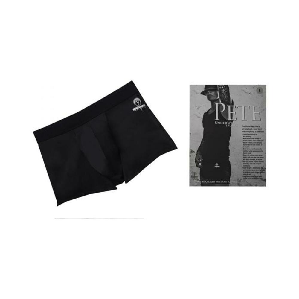 Spareparts Pete Trunks Nylon Packing Underwear Black Size 3xl