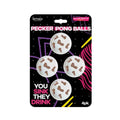 Pecker Beer Pong Balls 4-pack
