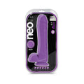 Neo Elite - 11-inch Silicone Dual-density Cock With Balls - Neon Purple