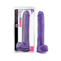 Au Naturel Bold Daddy Dildo 14 In. Purple