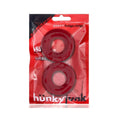 Oxballs Stiffy 2-pack Bulge Cockrings Silicone Tpr Cherry Ice