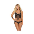 Remy Lace Underwire Bralette W/panty - Black Lg