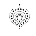 Bijoux Indiscrets Flamboyant Rhinestone Body Decorations Black/silver