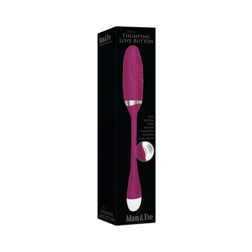 A&e Eve's Thumping Love Button Rechargeable, Silicone - Purple