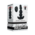 Evolved Bump N' Groove Beaded Anal Vibrator Black