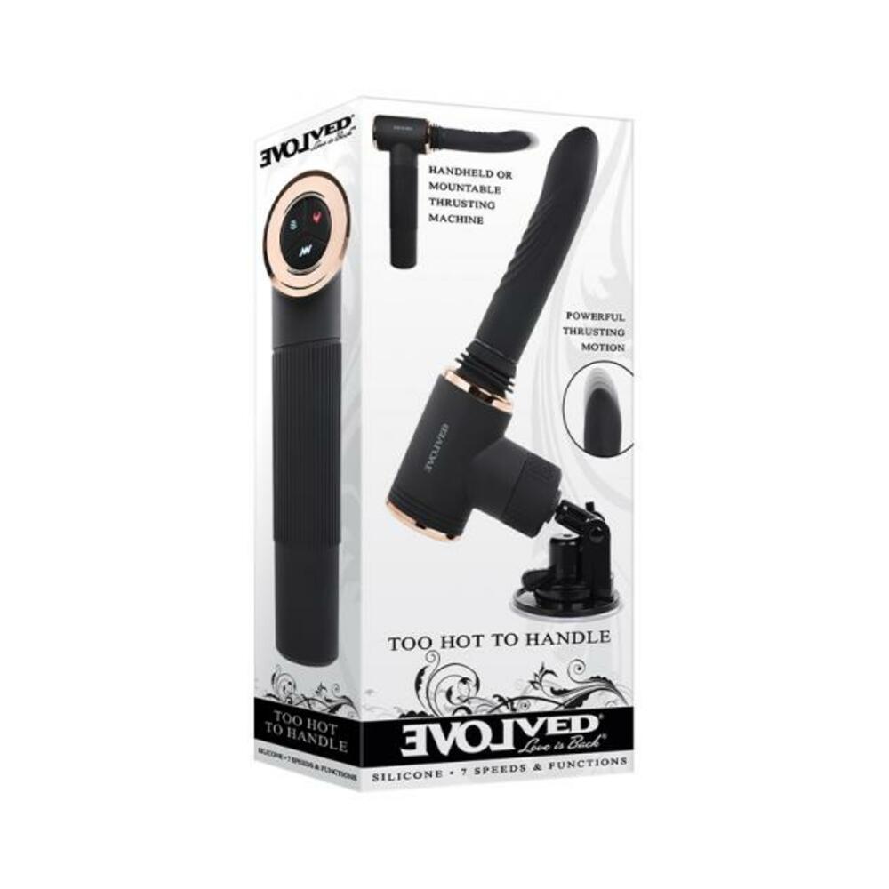 Evolved Too Hot To Handle Thrusting Sex Machine Black