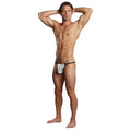 Heavy Metal Posing Strap Silver One Size