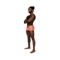 Male Power Rude Awakening Cheeky Cutout Short Neon Orange M