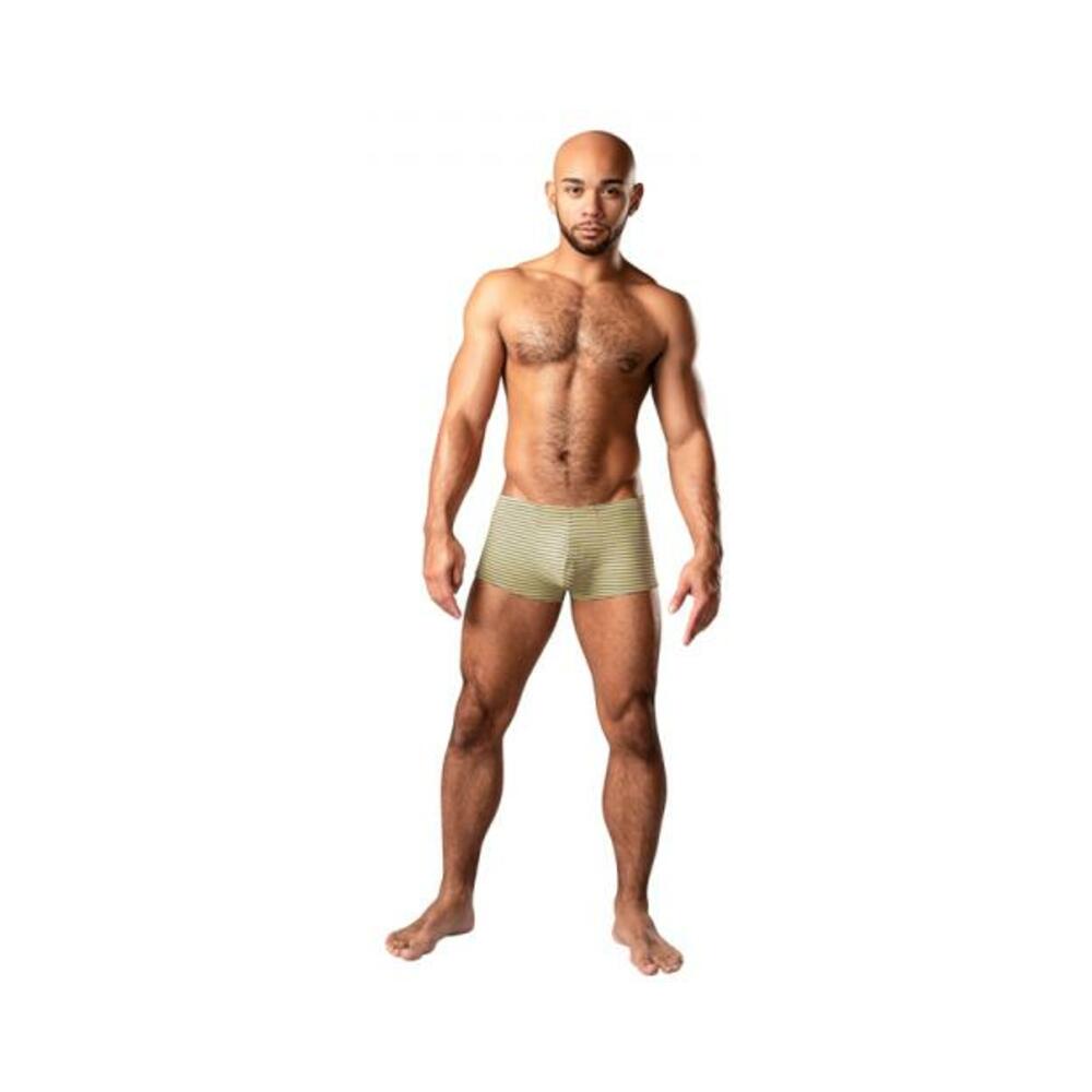 Male Power Cabana Banana Mini Short Yellow/grey L