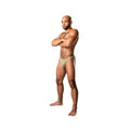 Male Power Cabana Banana Bong Thong Yellow/grey L/xl