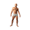Male Power Labyrinth Mini Short Grey Weave L