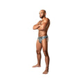 Male Power Dirty Denim Thong Denim Print S/m