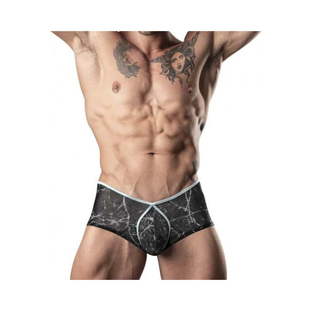 Marble Mesh Mini Short Black Large