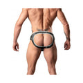 Male Power Marble Mesh Mini Moonshine Black L/xl