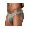 Ribbed & Ready Thong Grey L/xl