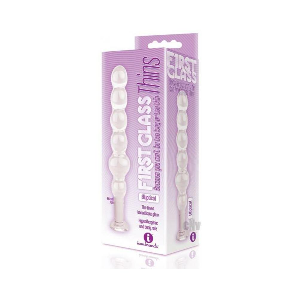 The 9's Glass Thins Elliptical Glass Plug