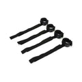 Whip Smart Diamond Bed Ties Black